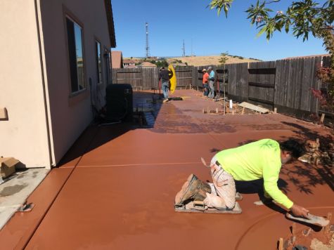 this image shows colored concrete in cerritos ca