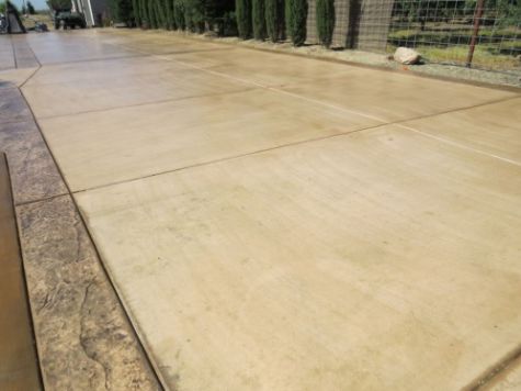 this picture shows concrete driveway cerritos california