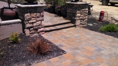 this image shows stone masonry contractor in cerritos