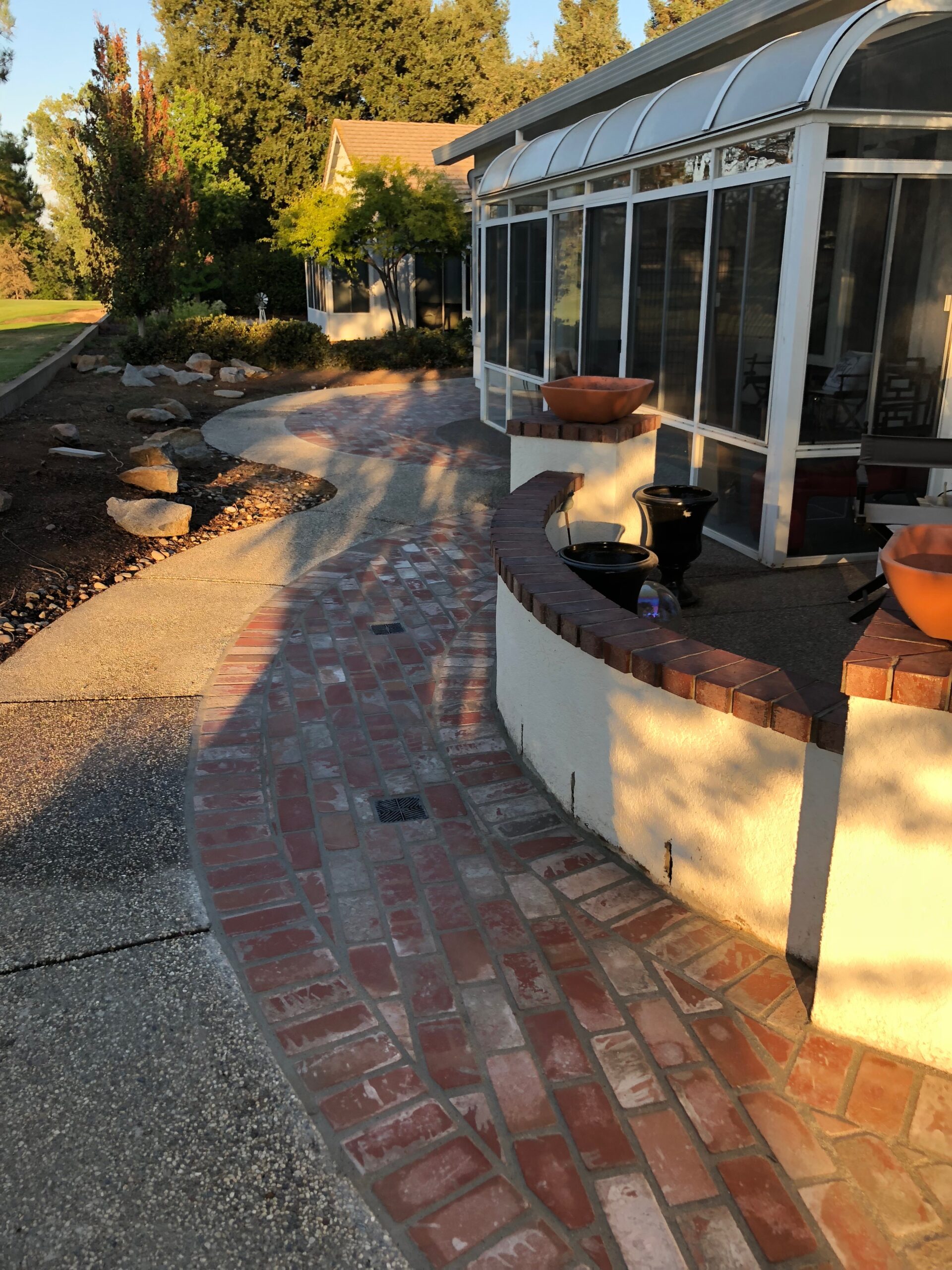 An image of finished concrete work in Cerritos.