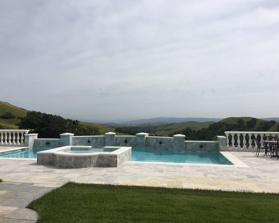 this image shows pool deck in cerritos california